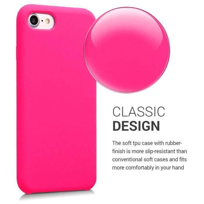 Coque Silicone Little B Pour IPhone 7 / 8 / SE 2020 - Couleur Rose, Haute Protection, Neuf