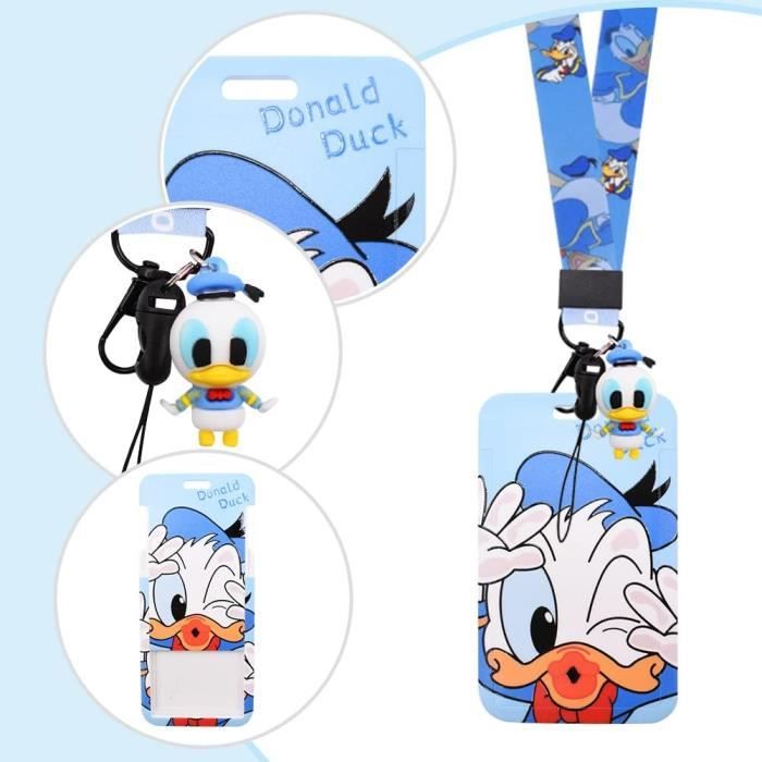 Donald Duck Lanyard avec Porte Badges, 2PCS Dessin Animé Lanière avec Porte- Cartes de Donald Duck Lanière Cordon Tour[S391] - Cdiscount Beaux-Arts et  Loisirs créatifs