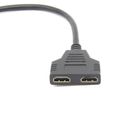 Adaptateur 2 ports Cable HDMI pour Television TELEFUNKEN TV Console Gold 3D FULL HD 4K Ecran 1080p Rallonge-3