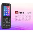 TTfone TT240 Telephone mobile 3G KaiOS Pay As You Go (O2 Pay As You Go)-3