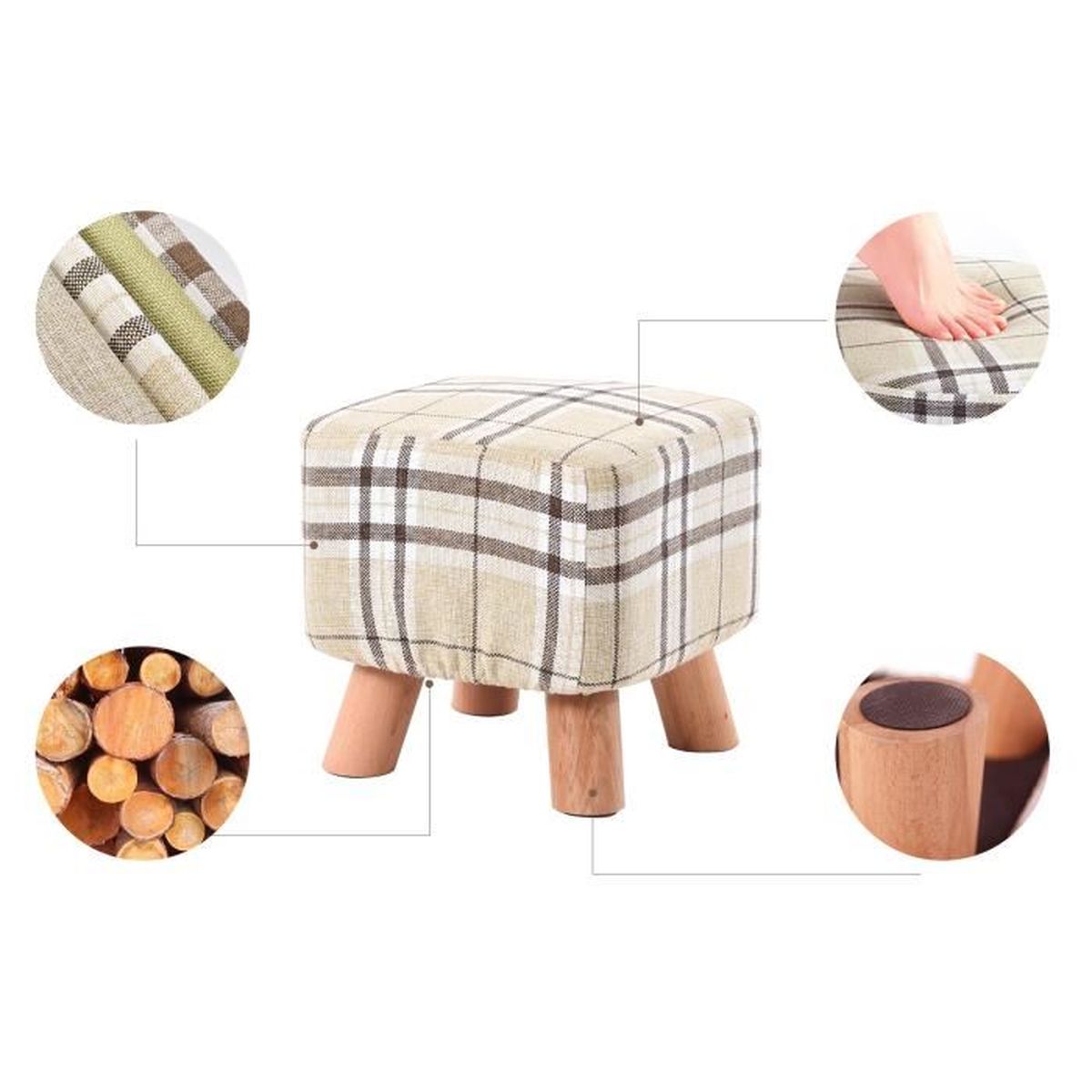 2 X Tabouret Enfant Bois Massif 4 Pieds Pouf De Salon Tabouret De Chambre Chaise Repose Pieds Rembourre Ottoman Couvercle Lavable Cdiscount Maison 2 X Tabouret Enfant Bois Massif 4 Pieds Pouf De Salon Tabouret De Chambre Chaise Repose Pieds Rembourre Ottoman Couvercle Lavable Cdiscount Maison