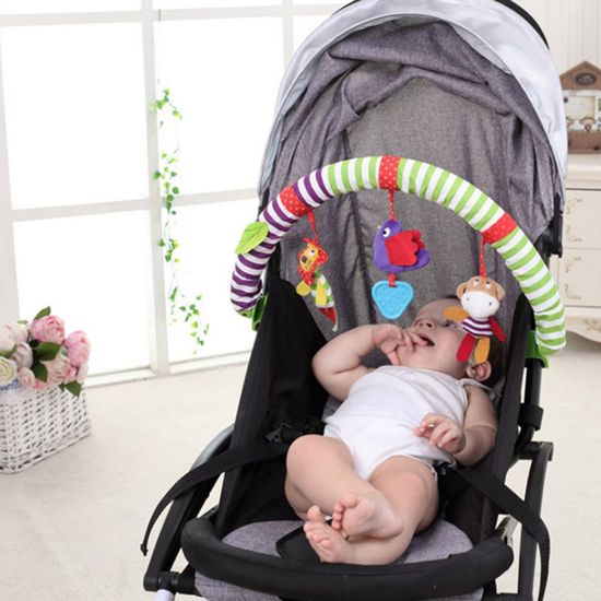 Jouets – Arche de jeu de Voyages Bébé animal de dessin animé – Jouets Bébé à suspendre