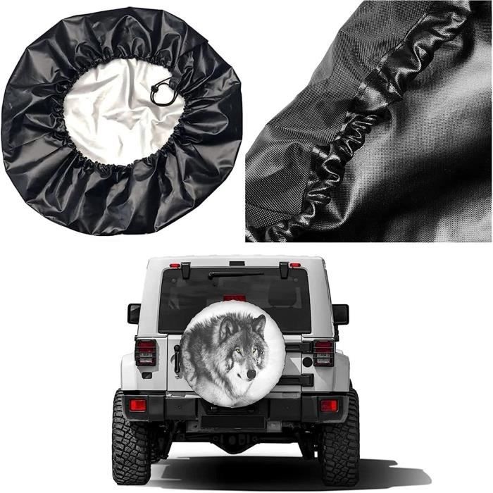 Housse Roue De Secours - Diamètre 65cm - Étanche Anti-UV - Pour Voiture, SUV, Camping-Car