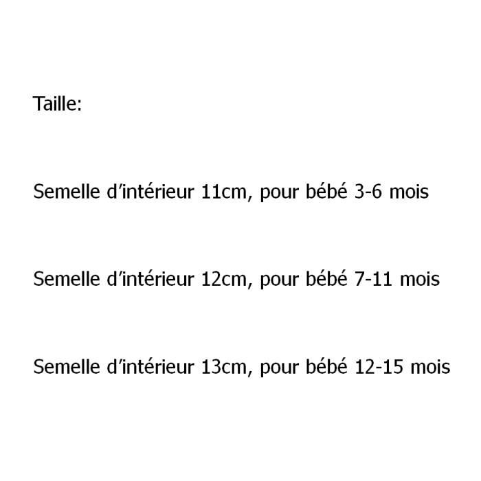 Taille chaussure best sale bébé 15 mois