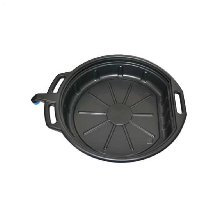 Bac De Vidange Rond 36 Cm Avec Plateforme Et Bec Verseur – Capacité 6 Litres Pour Entretien Motoculture - 4