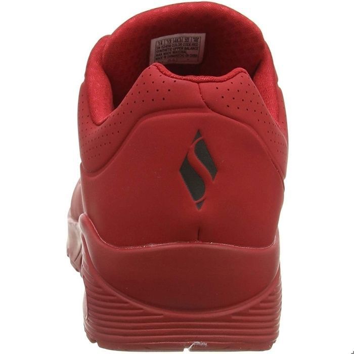 Skechers memory foam homme rouge clearance