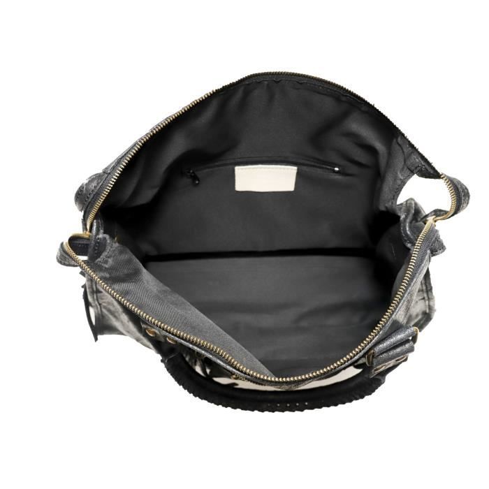 Sac à Main En Cuir Noir D'Italie - Sans Marque - Excellent état Occasion