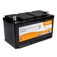 ANTARION Batterie AGM 105Ah 800 cycles monobloc compact Camping-Car Noir-0