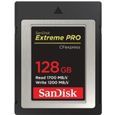 Carte mémoire flash - Sandisk - SDCFEexpress 128Go - Vitesse de lecture 1700MB/s - Vitesse d'écriture 1200MB/s-0