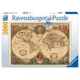 Puzzle Ravensburger 5000 Pièces - Mappemonde Antique-0