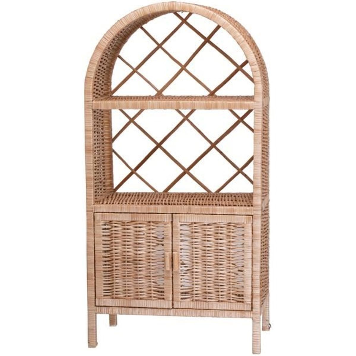 Étagere, bibliotheque, armoire en osier de rangement Cdiscount Maison