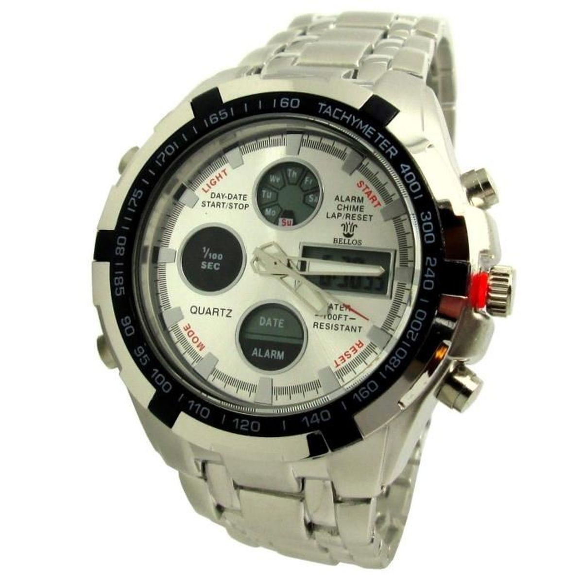 MONTRE HOMME ACIER GRIS TITANE ROND BOSS SMART AIGUILLES + DIGITALE IDÉE  CADEAU , - Achat/vente montre Homme Adulte Gris - Cdiscount