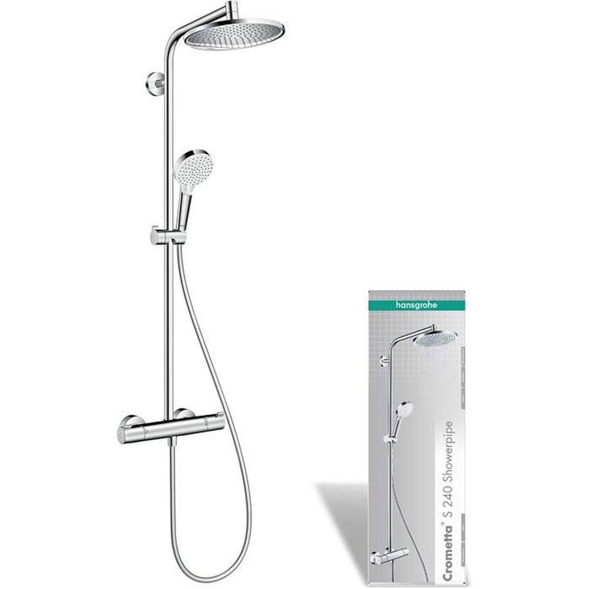 Hansgrohe Crometta S Colonne de douche 240 1 jet, chromé