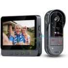 HOME FIT TRAINING Sonnette sans Fil Exterieur Etanche avec écran IPS de 4.3 1080P Sonnette sans Fil avec Camera IP69 Visiophone Audio Bidirectionnel