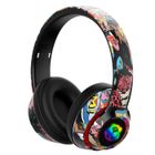 Casque stéréo sans fil - HAUTSTORE - Graffiti - LED - Rechargeable - Bluetooth