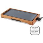 Plancha bambou revêtement céramique - LIVOO - DOC322 - 2200W - Plaque amovible en fonte d'aluminium - Thermostat ajustable