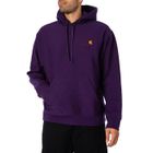 Carhartt WIP - Script américain Sweat à capuche épais - Homme - Violet