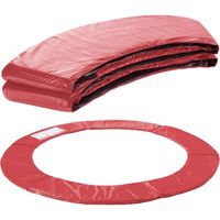 AREBOS Coussin de Protection pour Trampoline de Remplacement | Trampoline Couverture Rembourrage | Anti-déchirure | 183 cm |Rouge
