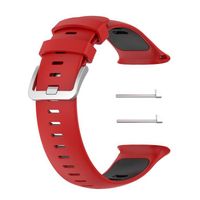 ( rouge noir ) Bracelet de montre avec Barre de ressort, Bracelet de montre en silicone de remplacement pour POLAR Vantage V2