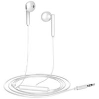 Huawei Honor AM115 Écouteur avec 3.5mm dans l'oreille Casque Contrôleur filaire pour Smartphone Blanc