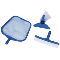 Kit de nettoyage pour piscine - INTEX - 3 Pièces - ABS et polypropylène - Bleu