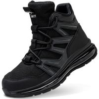 MBP chaussures de sécurité pour hommes-Chaussures de travail anti-écrasement et anti-crevaison-noir