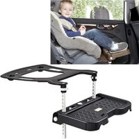 Repose-Pieds pour Enfants ou Tout-Petits compatibles avec siège Auto, Accessoires de siège Auto Pliable pour Enfants,Noir