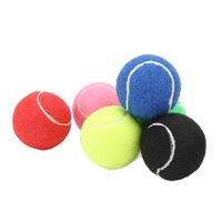Zerone balles de tennis multicolores 6 pièces balles d'entraînement de tennis ensemble de balles de tennis en cachemire et