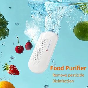 Nettoyeur d'aliments à ultrasons, purificateur de légumes, grande capacité,  Double couche, panier de drainage rapide pour la vaisselle, le nettoyage