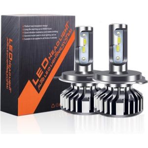 Ampoules LED H4 6000K - 72W, 8000 Lm - Pour SsangYong Actyon