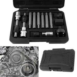 Poulie Roue Libre Alternateur 13pcs D/émontage de Poulie d/’alternateur Retrait Douille Kit de R/éparaion Automobile pour Audi BMW Fiat Ford Mercedes Renault Seat VW Porsche