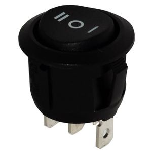 AERZETIX Interrupteur commutateur contacteur bouton /à bascule noir DPST ON-OFF 16A//250V 20A//28V 2 positions