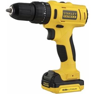STANLEY FATMAX  Perceuse à percussion - FMC021S2-QW - Lithium 10.8V - 2 batteries 1.5 AH - Jaune/Noir