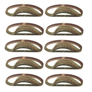 Belt Sander Fichier Doigt Abrasives Abrasifs 330mm X 10mm