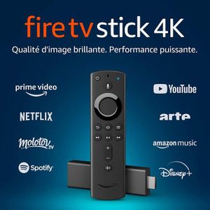 Clé de diffusion multimédia continu Fire TV Stick Lite (3e gén.) avec  télécommande vocale Lite Alexa