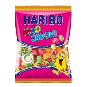 BONBONS CRÉMEUX LOT DE 6 - HARIBO - Bonbons Mao Croqui - sachet de 250 g