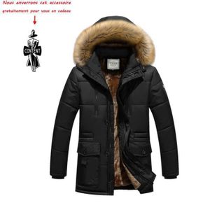 doudoune avec fourrure homme