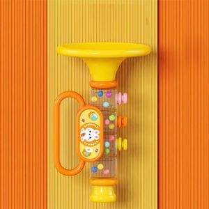 TROMPETTE KA5433 jouet de musique de trompette Jouet de trompette pour enfants Jouet trompette pour enfants, jeux casse-tete Jaune Jaune