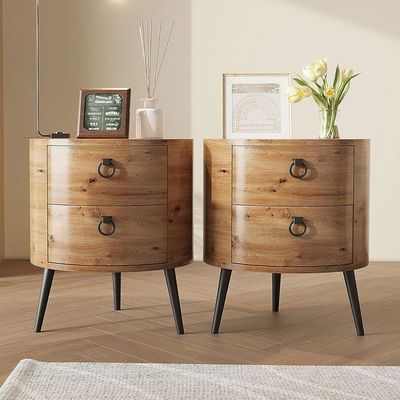 Meuble de Rangement de Table de Chevet de Chambre à Coucher Simple avec