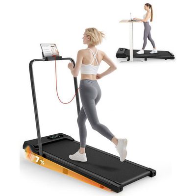 Tapis De Marche CHAOKE – Inclinaison 9%, 10 Km/h, Moteur 2,75 CV, 150kg Max, 12 Programmes HIIT, Télécommande