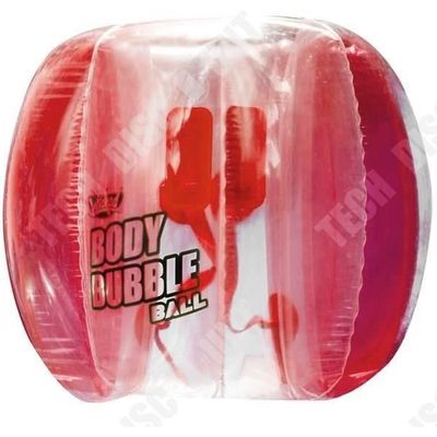 Ballon Gonflable TD Football Bubble pour Enfants et Adultes Rouge Cdiscount Sport