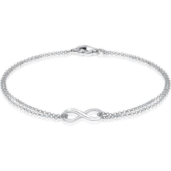 Bracelet Argent Femme Infini