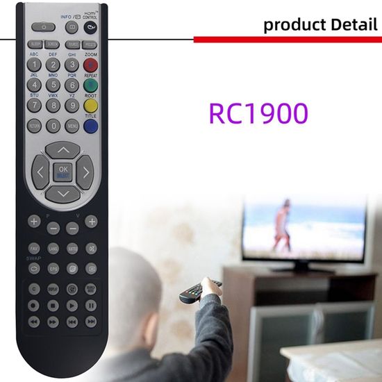 FUJIONKYO, TELECOMMANDE TV RC4810 DECODEUR TNT DVBS DVBT UNIQUEMENT