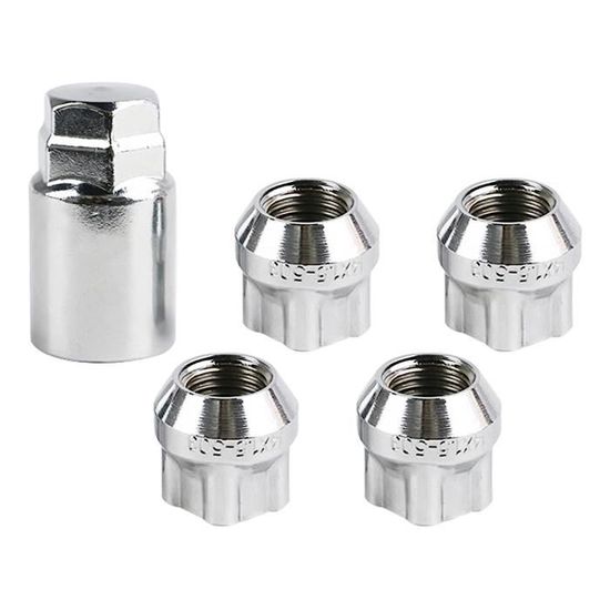 Kit Boulons Antivol M14×1.5 Pour Audi/VW – 4 écrous Haute Sécurité, Acier Trempé, Clé Unique