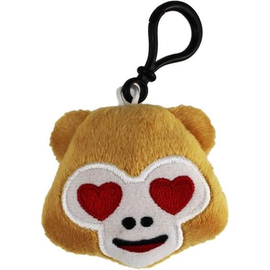 Porte-clés Emoji Peluche 12 Pièces - 6cm - Jouet Mignon Pour Sac à Dos Et Clés - Cadeau Enfant