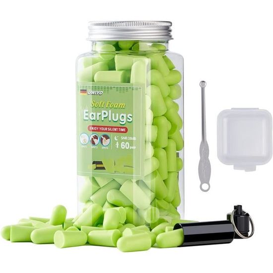 Protections Auditives,bouchons D'oreille En Silicone Souple,une Paire