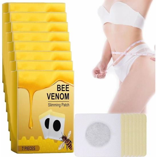 Patch Minceur Et Drainage Lymphatique Au Venin D'abeille - Lot De 30 - Pour Hommes Et Femmes