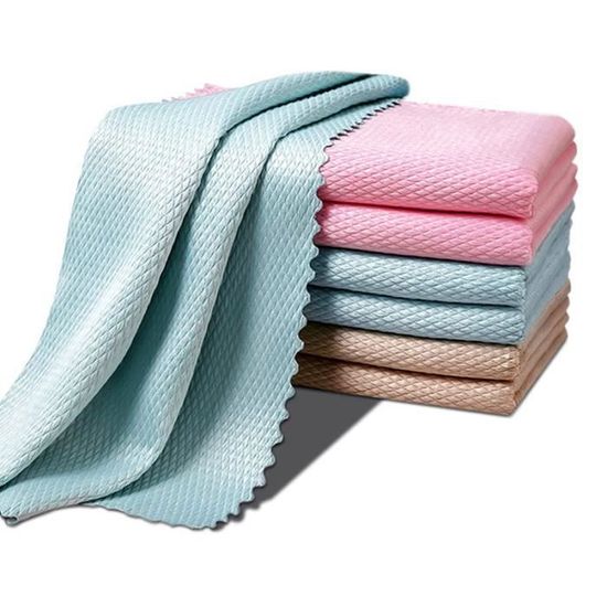 GJV Lot de 5 chiffons de nettoyage en microfibre super doux, super GJV Lot de 5 chiffons de nettoyage en microfibre super doux, super