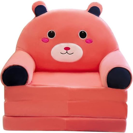Canapé pliant pour enfants, tabouret pour enfants, siège bébé maternelle, housse de chaise canapé à * avec coussin, canapé * inclinable en peluche, détachable et lavable * de mousse haute qualité 25D