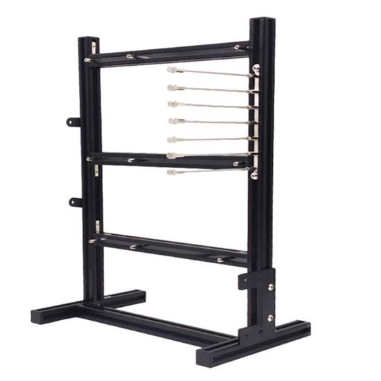 Châssis Ouvert Pour Test De Configuration PC - Compatible ATX, Micro-ATX, Mini-ITX - Noir Métal, Dimensions 440x265x128 Mm - 10